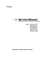 Gree GWHD14NK3BO Service Manual предпросмотр