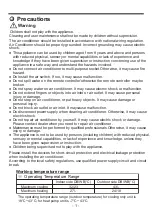 Preview for 4 page of Gree Hi-Pro G1607M Operating Instructions Manual