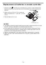 Preview for 17 page of Gree Hi-Pro G1607M Operating Instructions Manual