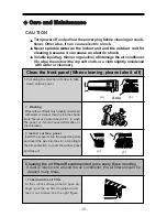 Предварительный просмотр 18 страницы Gree KFR-25x2GW/NaJ31F-K Owner'S Manual