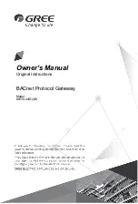 Gree ME30-44/D2 B Owner'S Manual preview