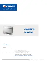 Preview for 1 page of Gree Mini-Floor Console A Series Owner'S Manual