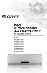 Gree NEO09AC115V1A Installation Manual предпросмотр