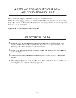 Предварительный просмотр 3 страницы Gree RVA-135R Owner'S Manual Operation & Installation