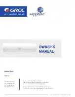 Gree SAP09HP230V1AH Owner'S Manual предпросмотр