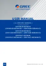 Gree U-Crown GWH09UB-K6DNA4A User Manual предпросмотр