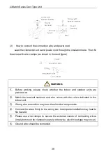 Предварительный просмотр 42 страницы Gree U-Match GU100W/A1-M Owner'S Manual