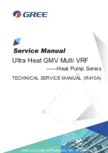 Gree Ultra Heat GMV-V72W/A-F Service Manual предпросмотр