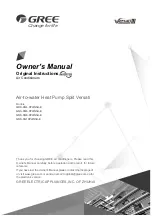 Preview for 1 page of Gree VERSATI III Series Owner'S Manual