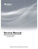 Gree YAW1F Service Manual предпросмотр