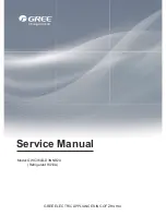 Gree YV1FB7 Service Manual предпросмотр