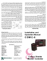 Green Air Products CDMC-6 Installation And Operation Manual preview