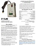 Green Air Products SPC-2 Quick Start Instructions preview