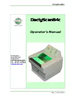 Green Bit DactyScan84c Operator'S Manual предпросмотр