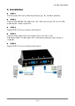 Предварительный просмотр 4 страницы Green-Box Technology SW-VA0201 User Manual