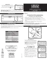 Предварительный просмотр 1 страницы Green Brook t205-c Operating Instruction