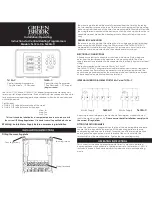 Предварительный просмотр 1 страницы Green Brook T612A-C Installation & Operating Instructions