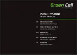 Green Cell POWER INVERTER User Manual preview