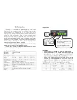 Предварительный просмотр 2 страницы Green Digital Power-tech G100-XXA User Manual