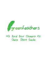 Green Feathers HD Bird Box Camera Kit Quick Start Manual preview