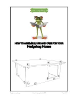 Green Frog Designs Hedgehog House Assembly, Use And Care Manual preview