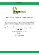 Preview for 3 page of Green Gear GE-2000 Operating And Maintenance Original Instructions