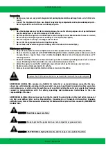 Preview for 6 page of Green Gear GE-2000 Operating And Maintenance Original Instructions