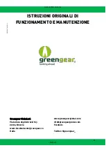 Preview for 85 page of Green Gear GE-2000 Operating And Maintenance Original Instructions