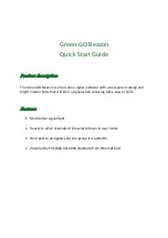 Preview for 2 page of Green-Go GGO-BEACON Quick Start Manual