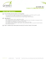 Preview for 3 page of Green image GC-1009-4V1 Quick Start Manual