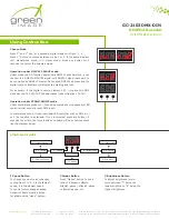 Предварительный просмотр 3 страницы Green image GC-2103DMX-DIN Manual