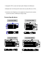 Preview for 3 page of Green Lighting Corp GLC-SL32-3565 User Manual