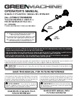 Green Machine 26CS GM22000 Operator'S Manual предпросмотр