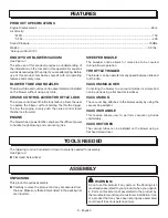 Preview for 8 page of Green Machine GM09000 Operator'S Manual