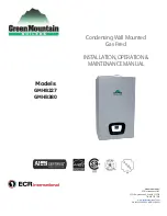 Green Mountain GMHB227 Installation, Operation & Maintenance Manual preview