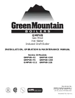 Preview for 1 page of Green Mountain GMPVB Installation, Operation & Maintenance Manual