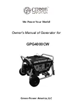 Green Power GPG4000CW Owner'S Manual предпросмотр