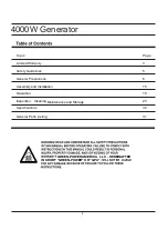 Preview for 3 page of Green Power GPG4000CW Owner'S Manual