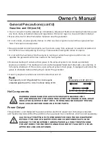 Preview for 8 page of Green Power GPG4000CW Owner'S Manual