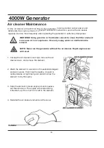 Preview for 27 page of Green Power GPG4000CW Owner'S Manual