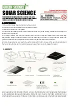 Preview for 8 page of Green Science Solar Science Manual