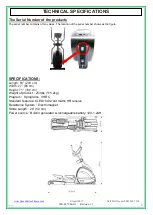 Preview for 6 page of GREEN SERIES FITNESS CIR-EL7000-G1 Owner'S Manual