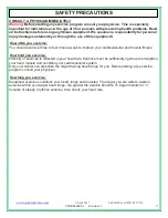 Preview for 4 page of GREEN SERIES FITNESS CIR-RB6000-G1 Owner'S Manual