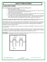 Preview for 3 page of GREEN SERIES FITNESS CIR-TM6000AC-G1 Owner'S Manual