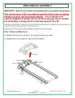 Preview for 12 page of GREEN SERIES FITNESS CIR-TM6000AC-G1 Owner'S Manual