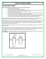 Предварительный просмотр 3 страницы GREEN SERIES FITNESS CIR-TM8000E-G Owner'S Manual