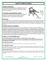 Предварительный просмотр 6 страницы GREEN SERIES FITNESS CIR-TM8000E-G Owner'S Manual