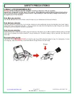 Предварительный просмотр 8 страницы GREEN SERIES FITNESS CIR-TM8000E-G Owner'S Manual