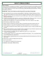 Preview for 3 page of GREEN SERIES FITNESS CIR-UB7000-G1 Owner'S Manual