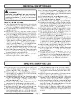 Preview for 3 page of Green Thumb 60020 GT Operator'S Manual